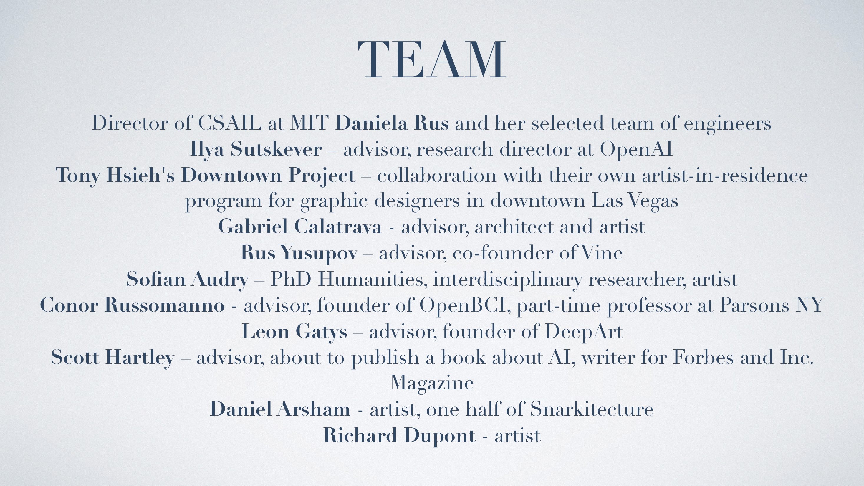Slide 7 of Anna Delvey's COAI pitch deck