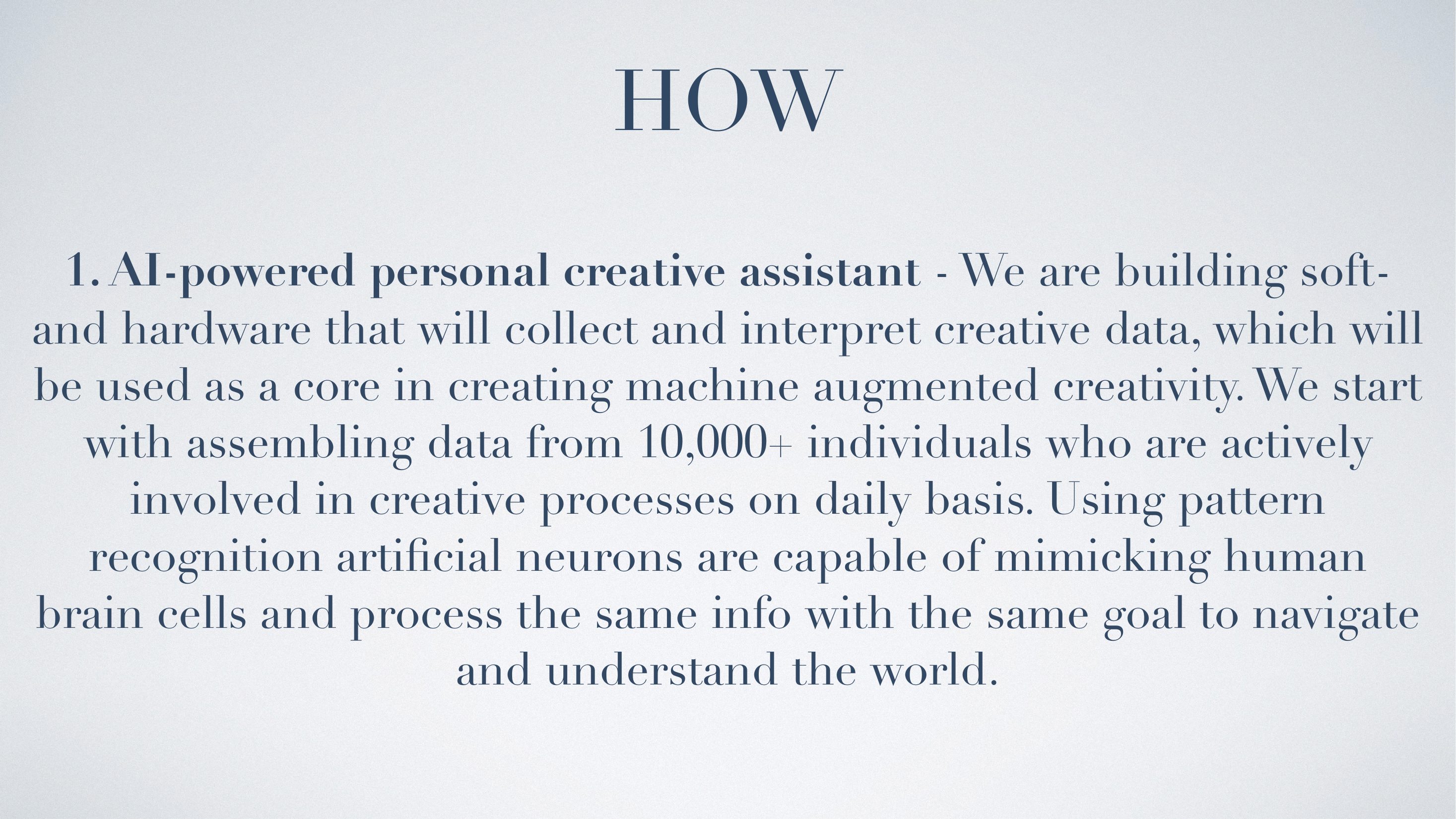Slide 10 of Anna Delvey's COAI pitch deck