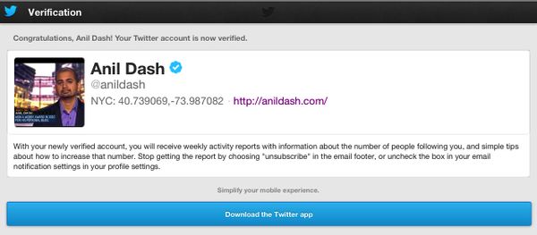 What It's Like Being Verified on Twitter